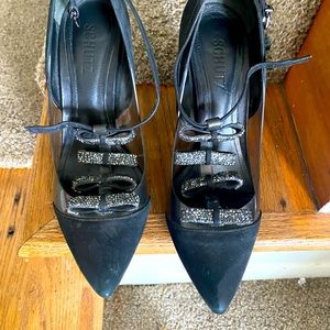 SCHUTZ bow detailed heels